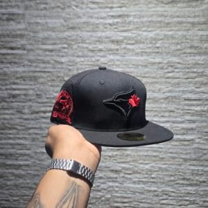 Gorra New Era – Toronto Blue Jays  (Negro & Rojo)