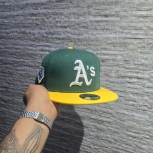 Gorra New Era – Oakland Athletics  (Verde & Amarillo)