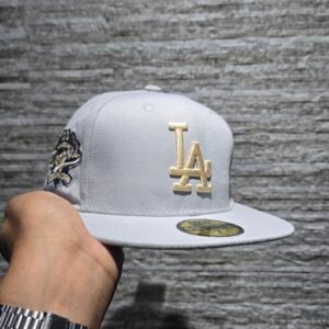 Gorra New Era –  Los Angeles Dodgers MLB Wordmark Grey  (Gris)