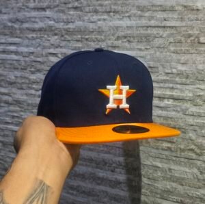 Gorra New Era – Houston Astros (Azul & Naranja)