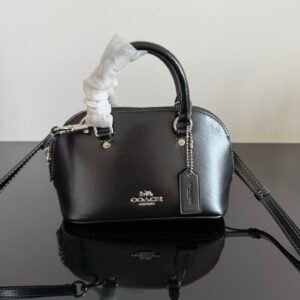 Bolsa Coach –  Lara Mini Satchel (Negra)