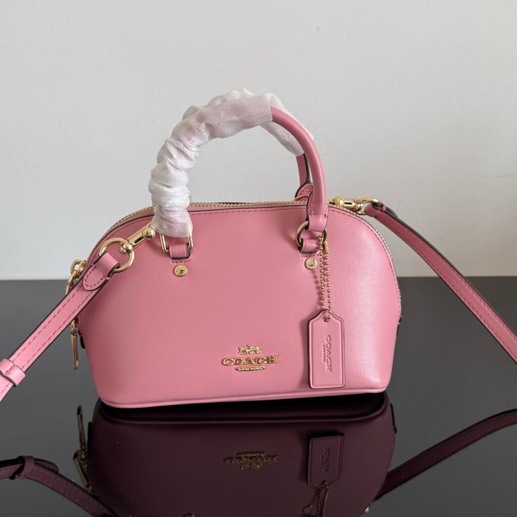 Bolsa Coach –  Lara Mini Satchel (Rosa)