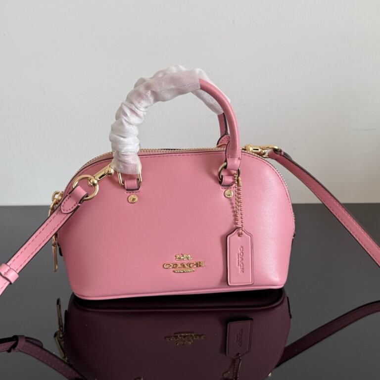 Bolsa Coach –  Lara Mini Satchel (Rosa)