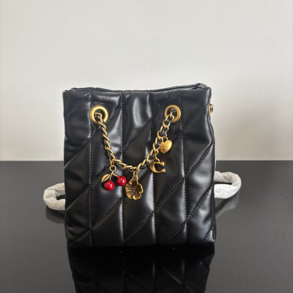 Bolsa Coach –  Jade Drawstring (Negra)