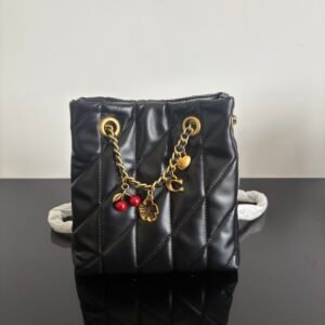 Bolsa Coach –  Jade Drawstring (Negra)