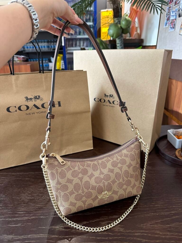 Bolsa Coach –  Caitlin Shoulder (Café)