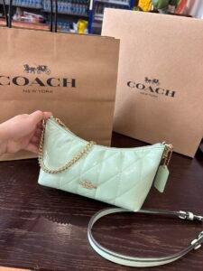 Bolsa Coach –  Caitlin Shoulder (Verde Menta)