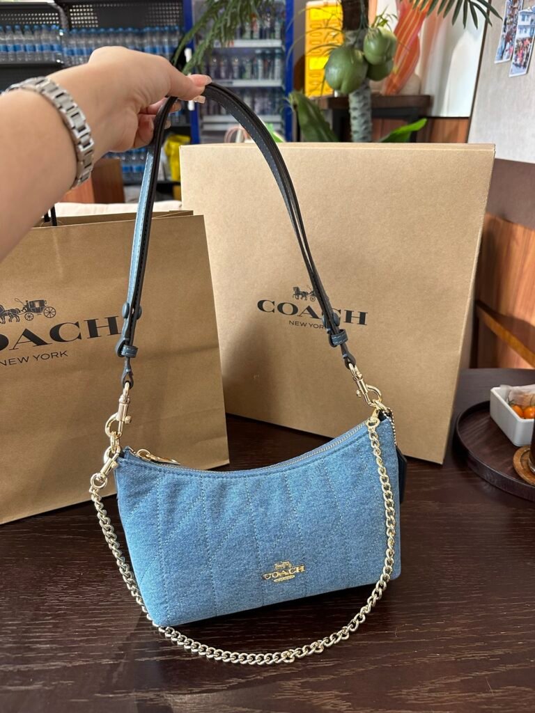 Bolsa Coach –  Caitlin Shoulder (Azul)