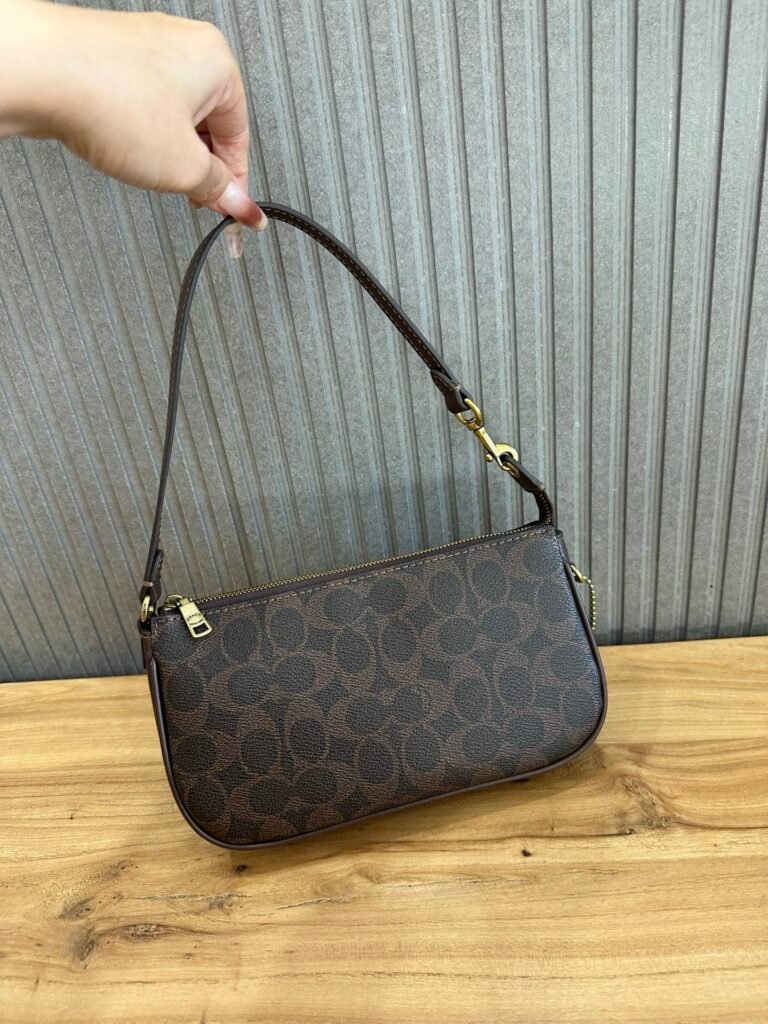 Bolsa Coach –   Coach Plaza Bag (Cafe oscuro)