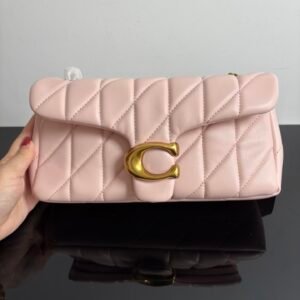 Bolsa Coach –   Coach Quilted Tabby Shoulder Bag 20 (Rosa)