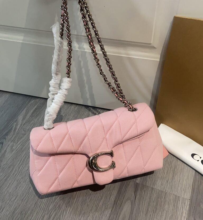 Bolsa Coach –   Coach Quilted Tabby Shoulder Bag  (Rosa)